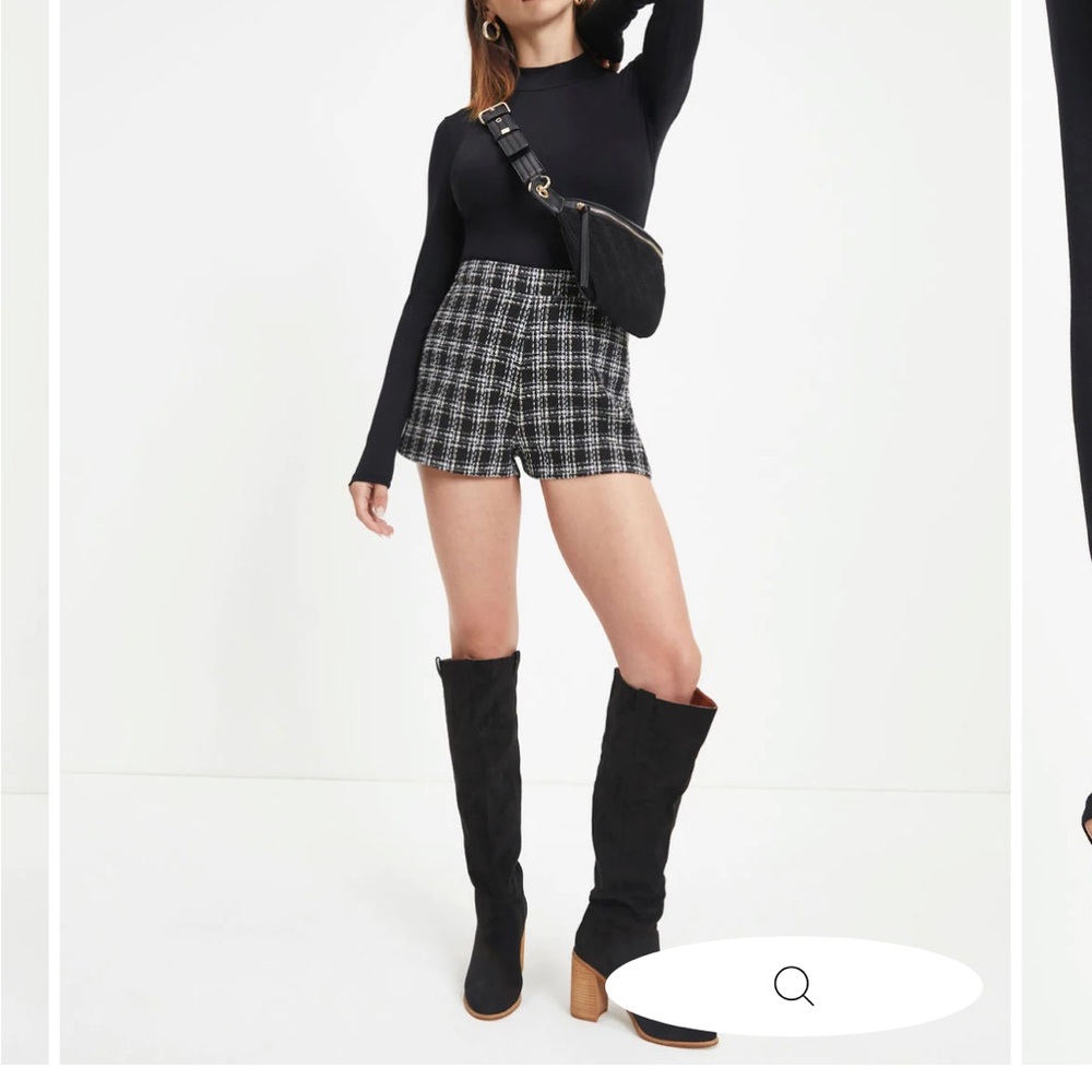 Super cute tweed high waisted shorts